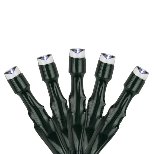 Northlight 200ct. Pure White Solar Powered LED Christmas String Lights | 66.25 ft | Michaels®